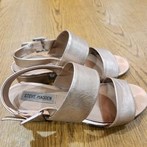 Steve madden gold slingback heels size 8 women's